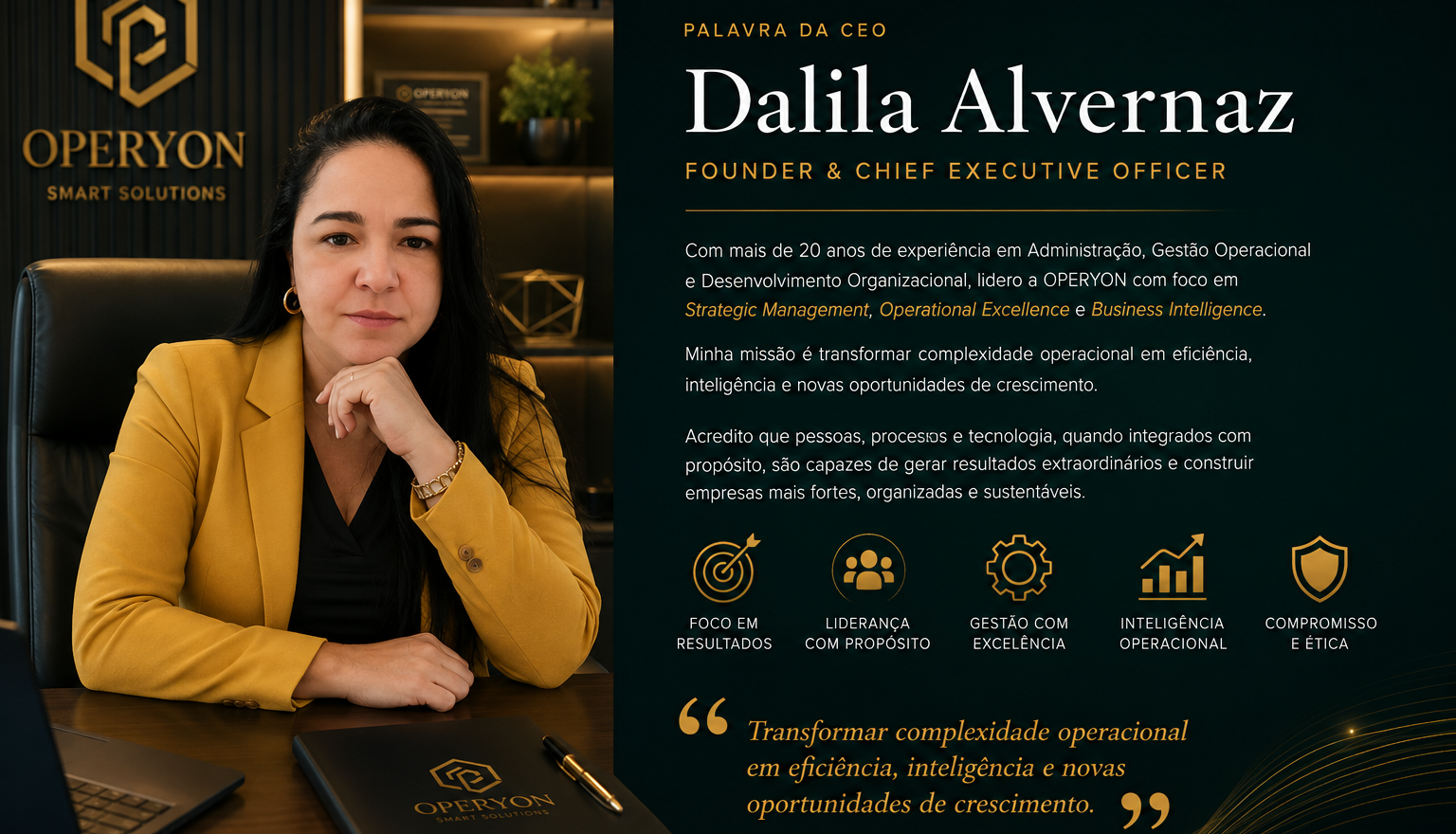 Palavra da CEO