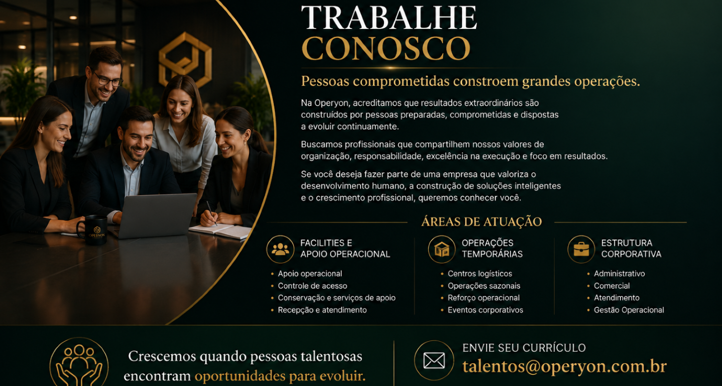 Trabalhe Conosco Operyon